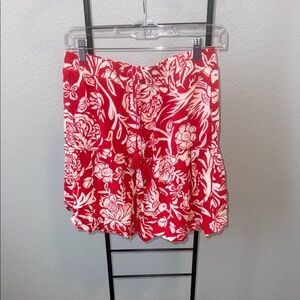 Knox Rose Floral Red Women's Skirt